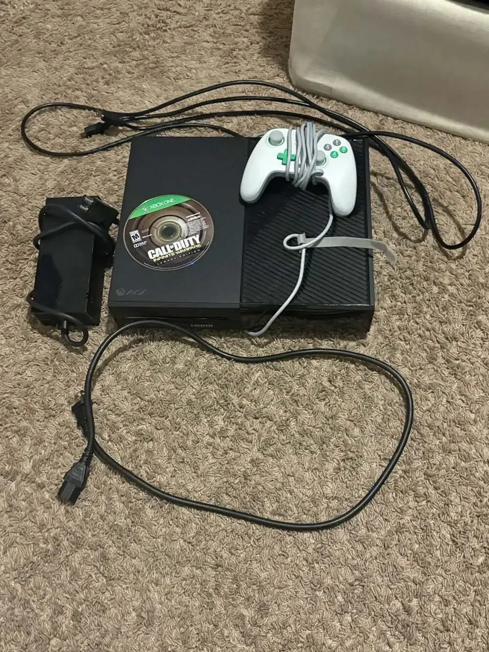 Microsoft Xbox One 500GB Console with Power Supply and Wired Controller